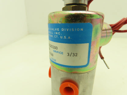 Skinner Q53LR2100 Solenoid Valve 3-Way NC 120VAC 100 PSI 1/8" NPT Quick Exhaust
