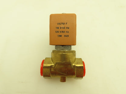 Honeywell Skinner 703N3N1C Brass Solenoid Valve 2-Way NC 120V 3-150 PSI 3/8" NPT