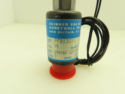 Honeywell Skinner PFB13DX1 Solenoid Valve PFB Series 240V 75 PSI 1/8" NPT