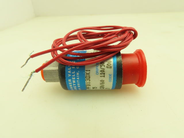 Honeywell Skinner PFB13DX1 Solenoid Valve PFB Series 120V 75 PSI 1/8" NPT