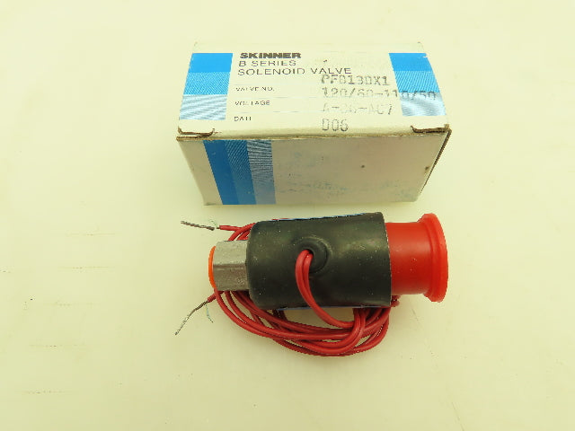 Honeywell Skinner PFB13DX1 Solenoid Valve PFB Series 120V 75 PSI 1/8" NPT
