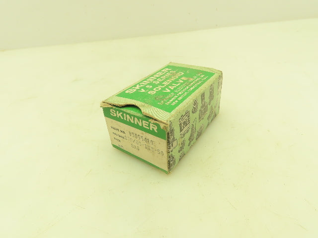 Skinner V5D55410 Solenoid Valve 2-Way NC 120V 20 PSI 1/4" NPT