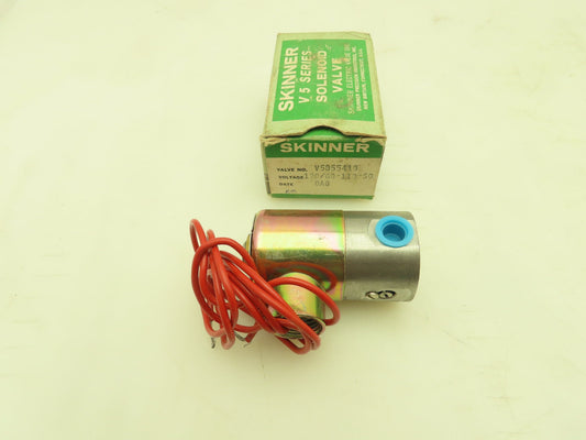 Skinner V5D55410 Solenoid Valve 2-Way NC 120V 20 PSI 1/4" NPT