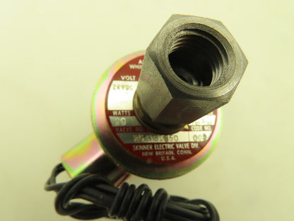 Skinner X5H51850 Solenoid Valve 3-Way NC 24VDC 75 PSI 1/4" NPT