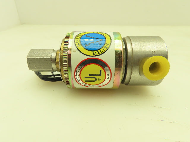 Skinner X5H51850 Solenoid Valve 3-Way NC 24VDC 75 PSI 1/4" NPT