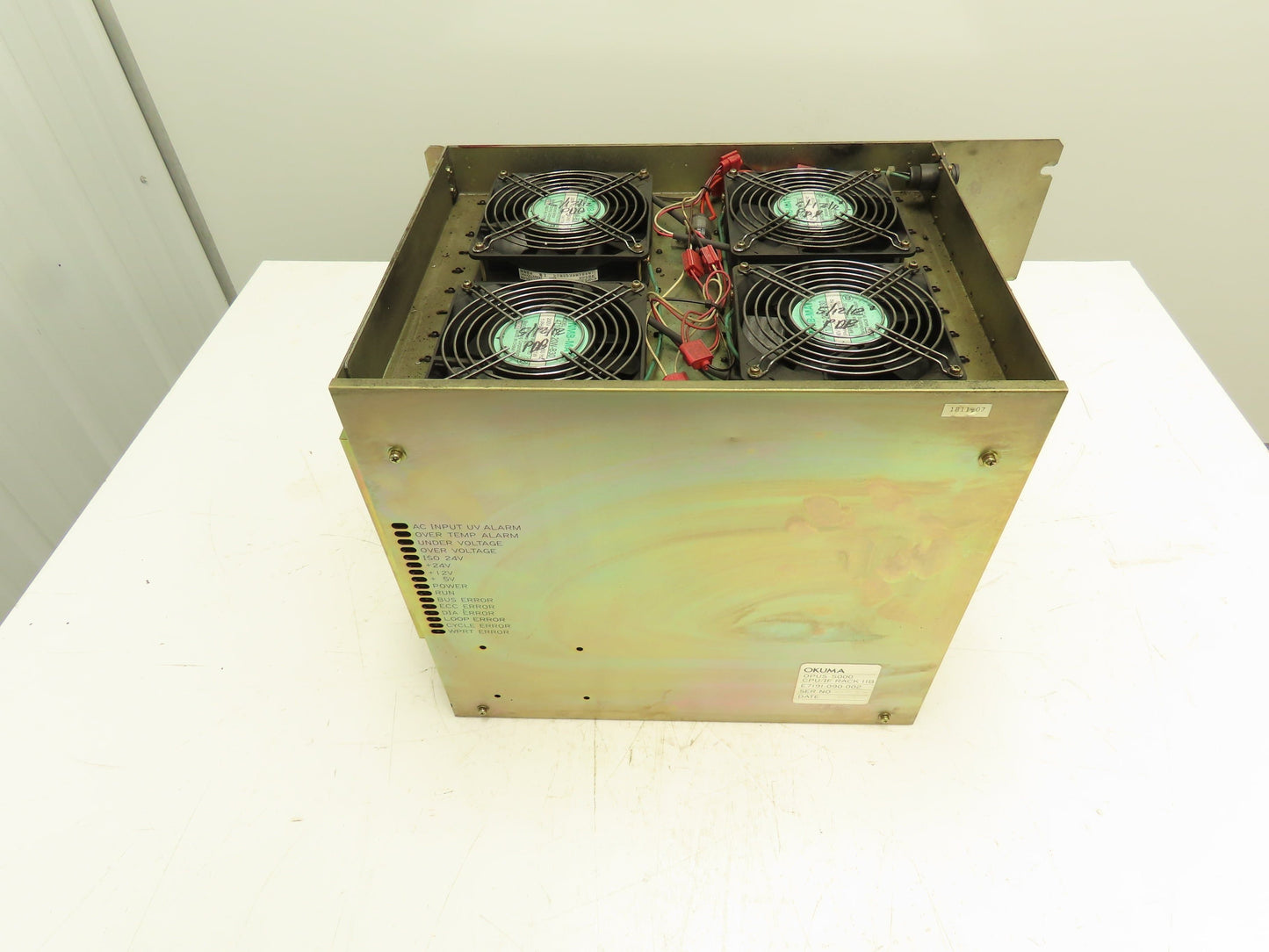 Okuma OPUS 5000 CPU/IF Rack IIB E7191-090-002 w/cards Okuma LB15 Turning Center