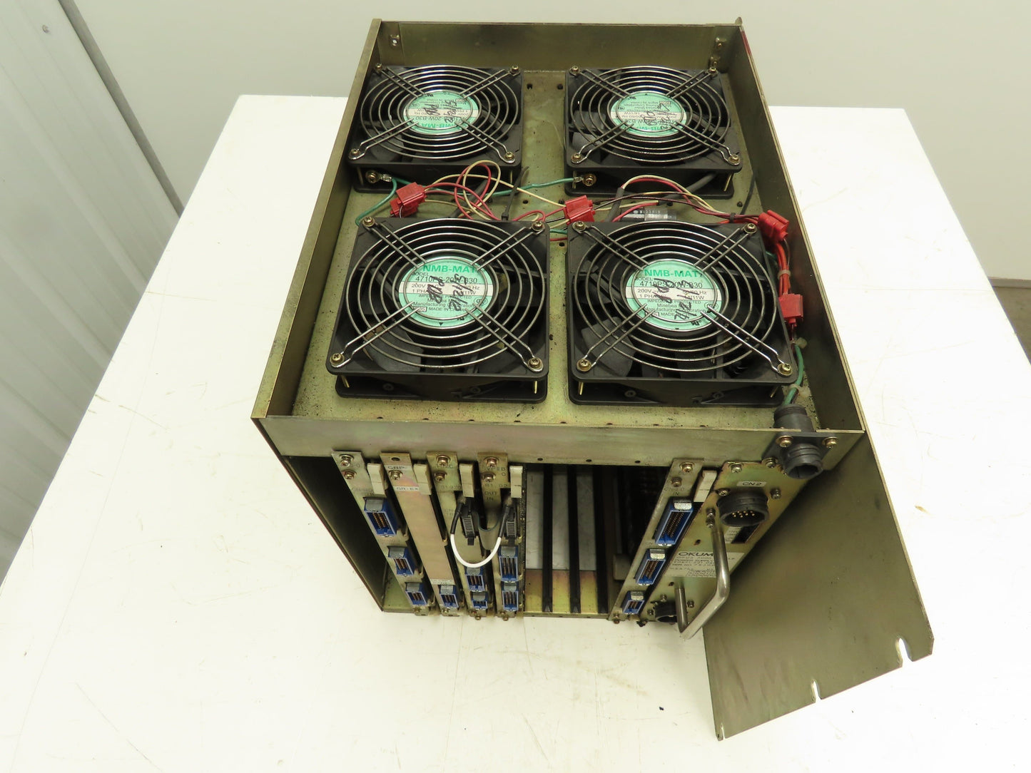 Okuma OPUS 5000 CPU/IF Rack IIB E7191-090-002 w/cards Okuma LB15 Turning Center