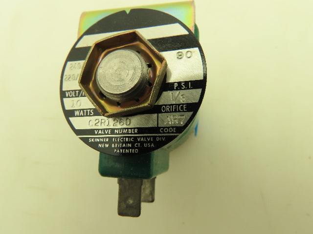 Honeywell Skinner C2R1260 Solenoid Valve 2-Way NC 240V 90 PSI 1/8" NPT
