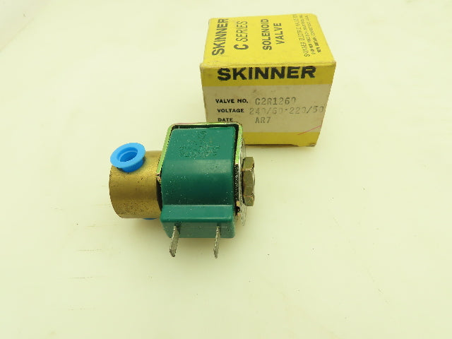 Honeywell Skinner C2R1260 Solenoid Valve 2-Way NC 240V 90 PSI 1/8" NPT