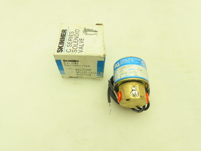 Honeywell Skinner C2DD1277 Solenoid Valve 2-Way NC 120V 275 PSI 1/8" NPT