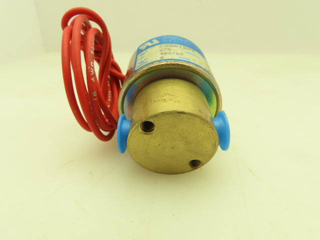 Honeywell Skinner C2DA1277 Solenoid Valve 2-Way NC 480V 60Hz 275 PSI 1/8" NPT