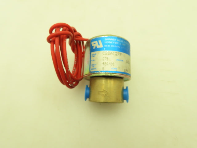 Honeywell Skinner C2DA1277 Solenoid Valve 2-Way NC 480V 60Hz 275 PSI 1/8" NPT
