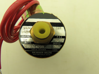 Honeywell Skinner PM3D4250 Valve Solenoid 3-Way 120V 125 PSI 3/32" Orifice