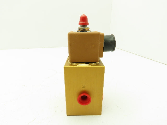 Honeywell Lucifer E332B01 Solenoid Valve 3-Way NO 110VDC 15 bar 217 PSI 1/4"NPT