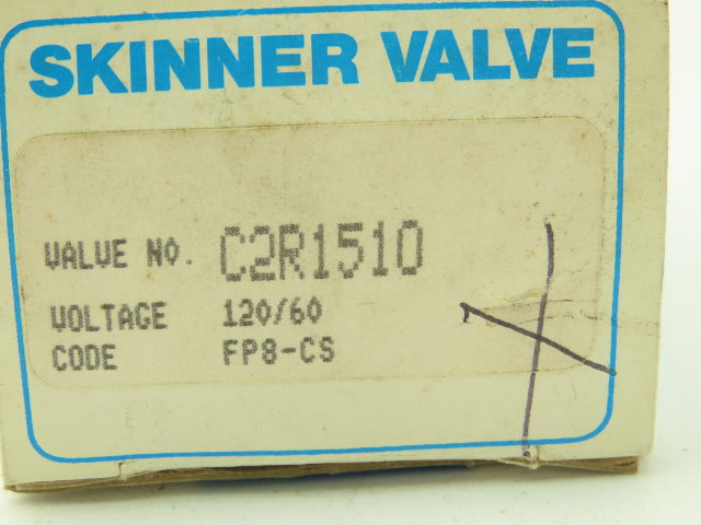 Honeywell Skinner C2R1510 Solenoid Valve 2-Way NC 120V 90 PSI 1/4" NPT