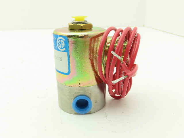 Honeywell Skinner V53ADB2020 Solenoid Valve 3-Way NC 12VDC 20 PSI 1/4" NPT
