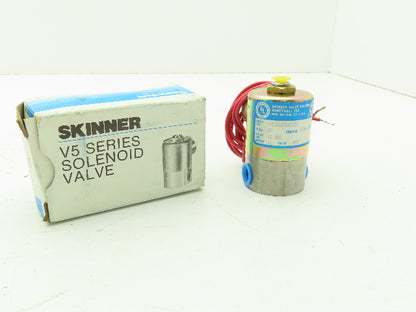 Honeywell Skinner V53ADB2020 Solenoid Valve 3-Way NC 12VDC 20 PSI 1/4" NPT