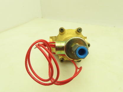Honeywell Skinner L9LB6090 Brass Solenoid Valve 2-Way NO 12 VDC 1" NPT