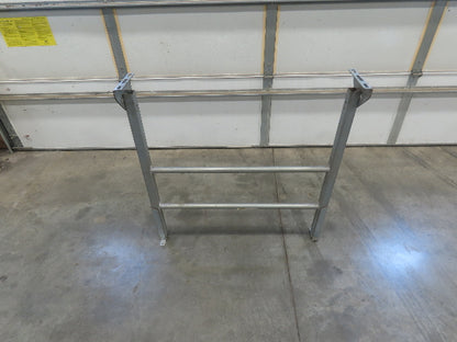 Automotion 36" Wide Steel Conveyor Leg Floor Support 36"-44" Adj Height