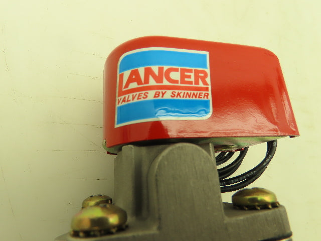 Skinner Lancer 2LB2L370GS Solenoid Valve 2-Way NC 120V 100 PSI 3/8" NPT