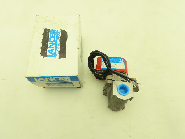 Skinner Lancer 2LB2L370GS Solenoid Valve 2-Way NC 120V 100 PSI 3/8" NPT