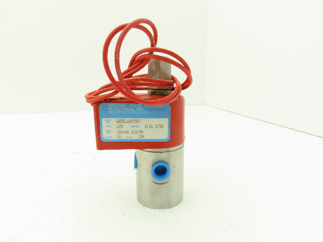 Skinner Lancer 2Q5L68050 Solenoid Valve 3-Way NC 120V 125 PSI 1/4" Quick Exhaust