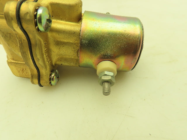 Skinner Lancer 2LB26H510 Brass Solenoid Valve 2-Way NC 24VDC 40 PSI 3/4" NPT