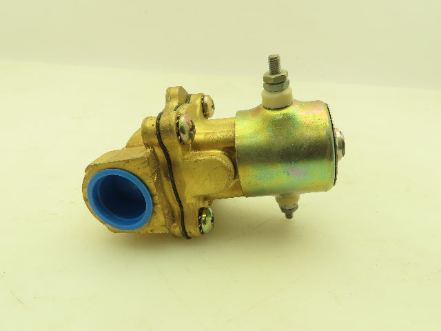 Skinner Lancer 2LB26H510 Brass Solenoid Valve 2-Way NC 24VDC 40 PSI 3/4" NPT