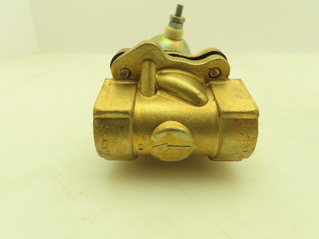 Skinner Lancer 2LB26H510 Brass Solenoid Valve 2-Way NC 24VDC 40 PSI 3/4" NPT