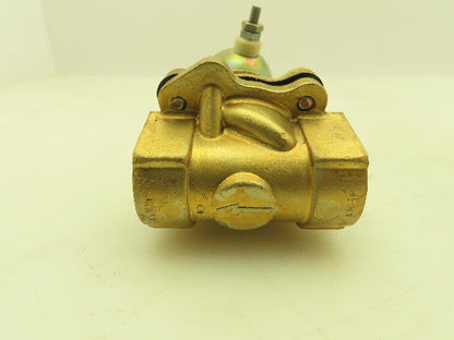 Skinner Lancer 2LB26H510 Brass Solenoid Valve 2-Way NC 24VDC 40 PSI 3/4" NPT