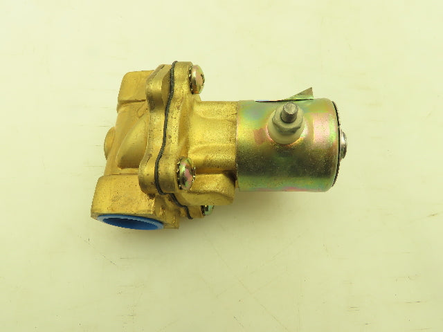 Skinner Lancer 2LB26H510 Brass Solenoid Valve 2-Way NC 24VDC 40 PSI 3/4" NPT