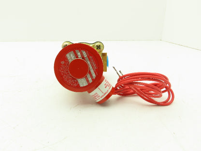 Skinner Lancer 4LD2LB5102 Solenoid Valve 2-Way NC 120V 100 PSI 3/8"NPT Hot Water