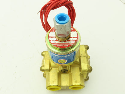Honeywell Skinner XL3LB4150 Brass Solenoid Valve 3-Way NC 120V 150 PSI 1/2" NPT