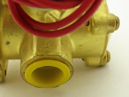 Honeywell Skinner XL3LB4150 Brass Solenoid Valve 3-Way NC 120V 150 PSI 1/2" NPT