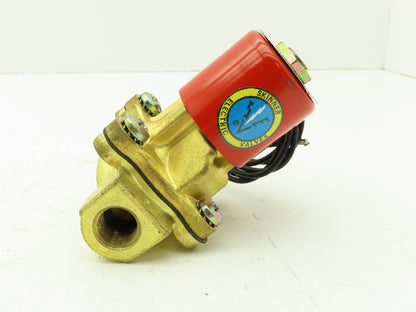 Skinner LE2HB3052 Brass Solenoid Valve 2-Way NC 120V 50 PSI 3/8" NPT