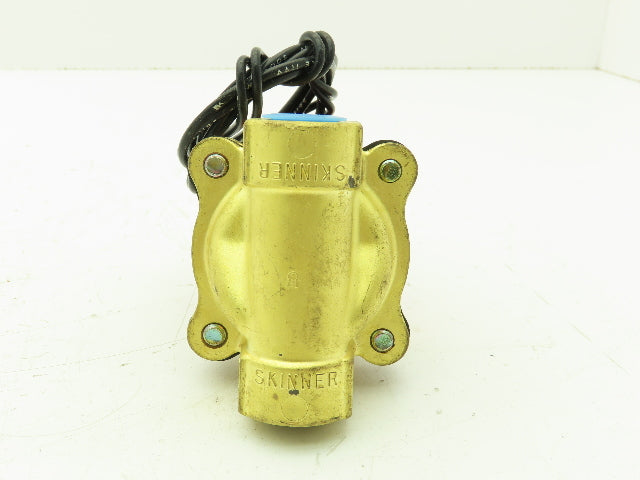 Skinner LE2HB3052 Brass Solenoid Valve 2-Way NC 120V 50 PSI 3/8" NPT