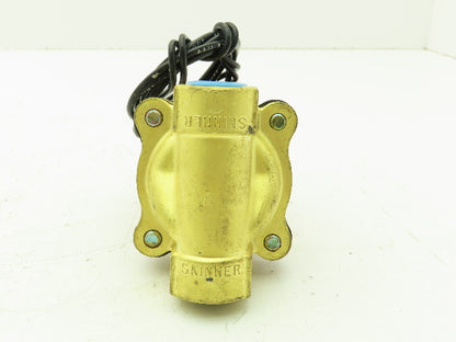 Skinner LE2HB3052 Brass Solenoid Valve 2-Way NC 120V 50 PSI 3/8" NPT