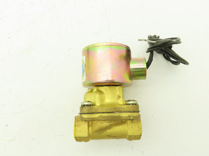 Skinner LA26GB4041 Brass Solenoid Valve 2-Way NC 12VDC 40 PSI 1/2" NPT