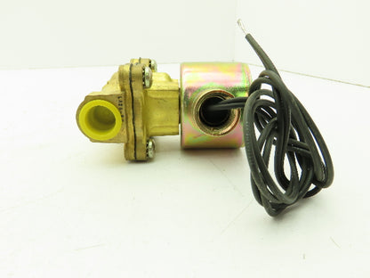 Skinner LA26GB4041 Brass Solenoid Valve 2-Way NC 12VDC 40 PSI 1/2" NPT