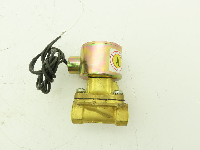 Skinner LA26GB4041 Brass Solenoid Valve 2-Way NC 12VDC 40 PSI 1/2" NPT