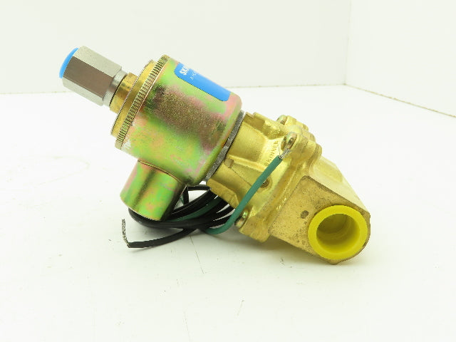 Skinner XL1LB4150 Brass Solenoid Valve 3-Way NO 120V 5-150 PSI 1/2" NPT
