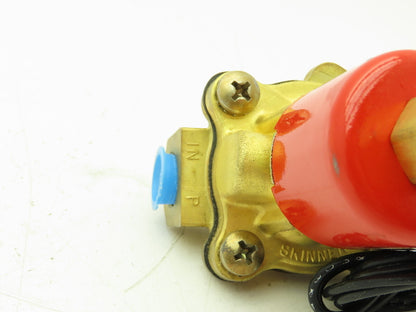 Skinner Lancer 2LB1HBG3125 Solenoid Valve 2-Way NO 12VDC 125 PSI 3/8" NPT