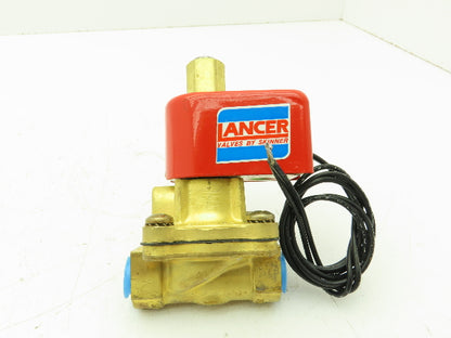 Skinner Lancer 2LB1HBG3125 Solenoid Valve 2-Way NO 12VDC 125 PSI 3/8" NPT