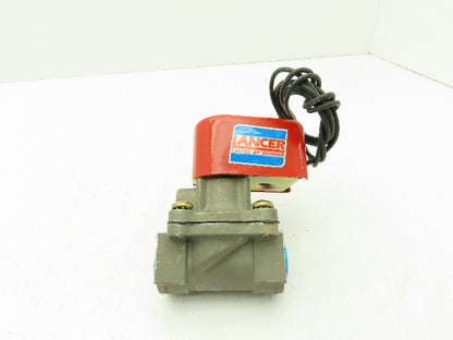 Skinner Lancer 2LB2L370 Solenoid Valve 2-Way NC 120V 100 PSI 3/8" NPT Stainless