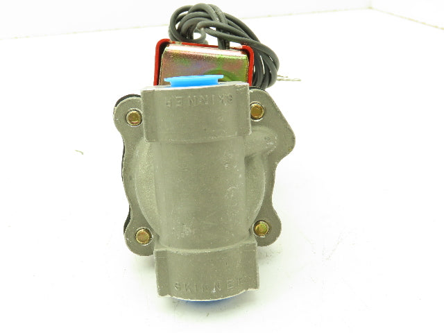 Skinner Lancer 2LB2L370 Solenoid Valve 2-Way NC 120V 100 PSI 3/8" NPT Stainless