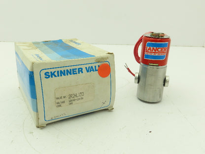 Honeywell Skinner 2R2HLX53 Solenoid Valve 2-Way NC 120V 1250 PSI 1/4" NPT