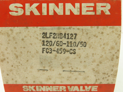 Skinner Lancer 2LF2HB4217 Brass Solenoid Valve 2-Way NC 120V 125 PSI 1/2" NPT