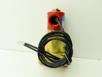 Skinner Lancer 2LF2HB4217 Brass Solenoid Valve 2-Way NC 120V 125 PSI 1/2" NPT