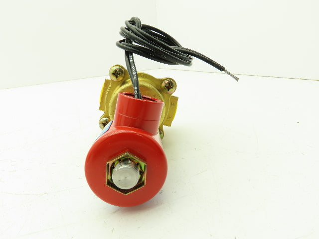 Skinner Lancer 2LF2HB4217 Brass Solenoid Valve 2-Way NC 120V 125 PSI 1/2" NPT