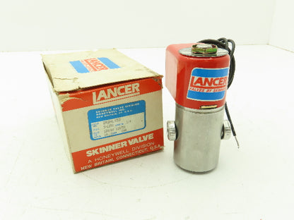 Skinner Lancer 2R2HLX53 Solenoid Valve 2-Way NC 120V 5-1250 PSI 1/4" NPT